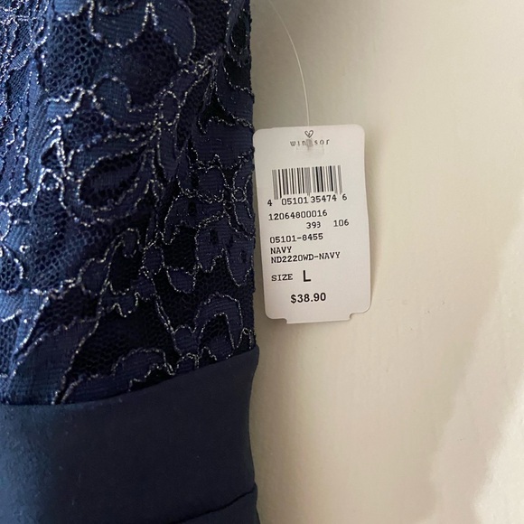 Navy blue mini dress. New with tags - Picture 5 of 5